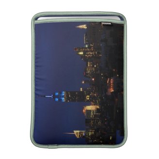 Empire State Building all in Blue, NYC Skyline MacBook Sleeves
