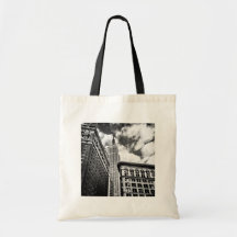 Empire State Building and Skyscrapers Tote Bag