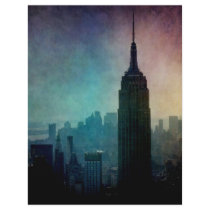 Empire State Building at colorful dusk Full Color Flyer