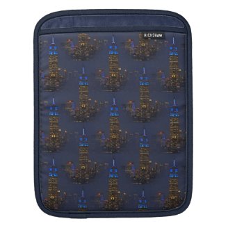 Empire State Building Blue for Autism 2012 Sleeves For iPads