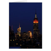 Empire State Building Dressed For Halloween B1 Card