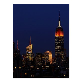 Empire State Building Dressed For Halloween B1 Postcard