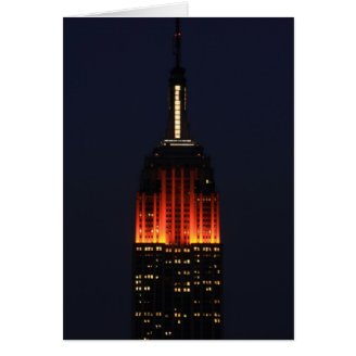 Empire State Building Dressed For Halloween C1 Card