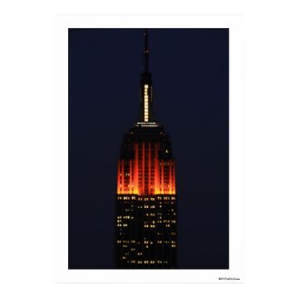 Empire State Building Dressed For Halloween C1 Print