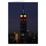 Empire State Building in Red White Blue, 30 Rock Card