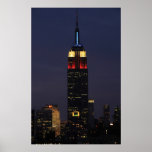 Empire State Building in Red White Blue, 30 Rock Posters