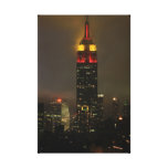 Empire State Building Red, Yellow: Lunar New Year Canvas Prints
