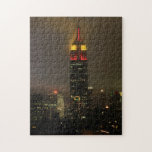 Empire State Building Red, Yellow: Lunar New Year Jigsaw Puzzle