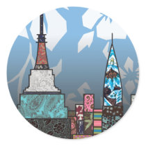 Empire State Building stickers by CityRoyalty Empire State Building stickers