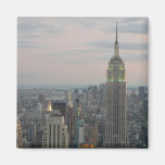 Empire State Twilight Refrigerator Magnet
