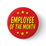 Employee of the month pinback buttons