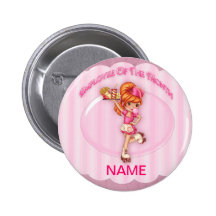 employee of the month customizable pin badge