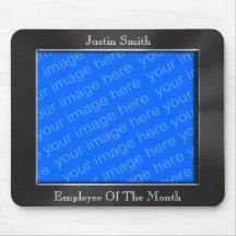 Employee Of The Month Photo Frame Mousepad