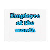 employee of the month postcards by weeteeshirts employee of the month postcards