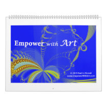 Empower with Art Wall Calendar