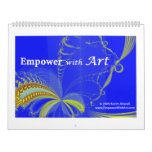 Empower with Art Wall Calendar