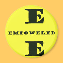 Empowered Button Magnet magnets