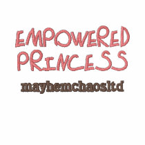 Empowered Princess embroidered shirts by MayhemChaos Empowered Princess embroidered shirts