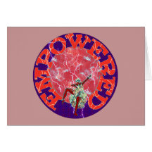 Empowered Woman Greeting Card