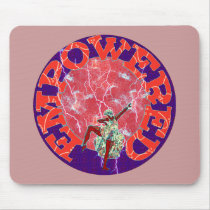 Empowered Woman Mouse Pads