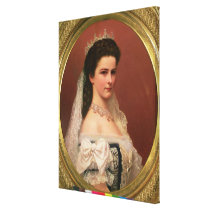Empress Elizabeth of Bavaria  in Hungarian Gallery Wrap Canvas