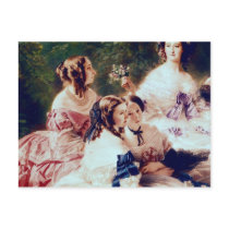 Empress Eugenie  and her Ladies in Waiting Post Cards