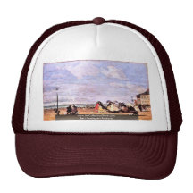 Empress Eugenie On The Beach At Trouville Trucker Hats