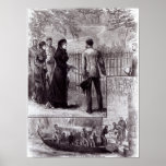 Empress Eugenie visiting the tomb of Napoleon I Posters