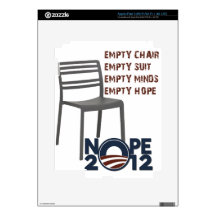 Empty Chair, Empty Obama Decal For iPad 3