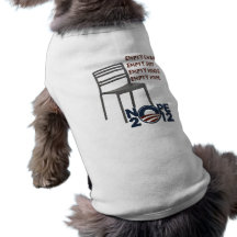 Empty Chair, Empty Obama Dog Shirt