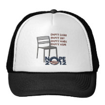 Empty Chair, Empty Obama Trucker Hats