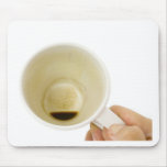 Empty coffee cup mouse pad