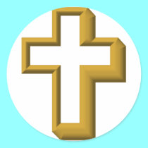 Empty cross stickers