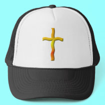 Empty Easter Cross of Jesus' Resurrection hats by Artists4God Empty Easter Cross of Jesus' Resurrection hats
