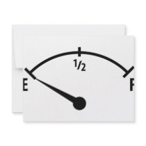 empty fuel tank icon invitations