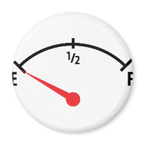 empty fuel tank indicator gauge car magnets by Tomaniac empty fuel tank indicator gauge car magnets