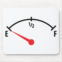 empty fuel tank indicator gauge car mousepads by Tomaniac empty fuel tank indicator gauge car mousepads