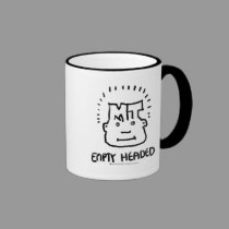 Empty Headed Mug mugs