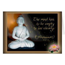 Empty Mind Greeting Card