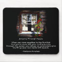 EMPTY NEST: POEM: WINDOW ART: MOUSE PAD mousepads