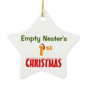 Empty Nester's 1st Christmas Christmas Tree Ornament