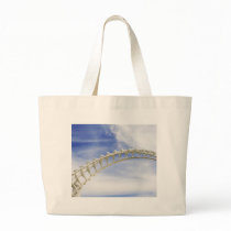 Empty roller coaster tracks bag