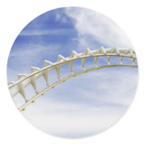 Empty roller coaster tracks sticker
