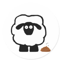 Empty Sheep Stickers by SillySheep Empty Sheep Stickers