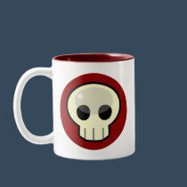 empty skull mug by wuglys empty skull mug