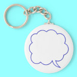Empty speech bubble #1 keychains