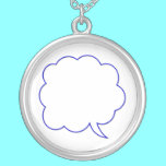 Empty speech bubble #1 necklaces