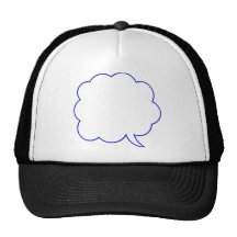 Empty speech bubble #1 trucker hat