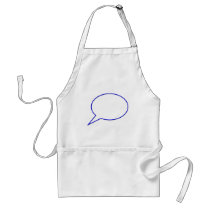 Empty speech bubble #2 apron