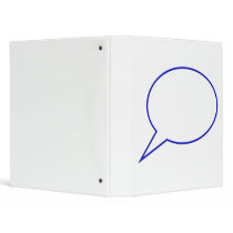 Empty speech bubble #2 3 ring binders